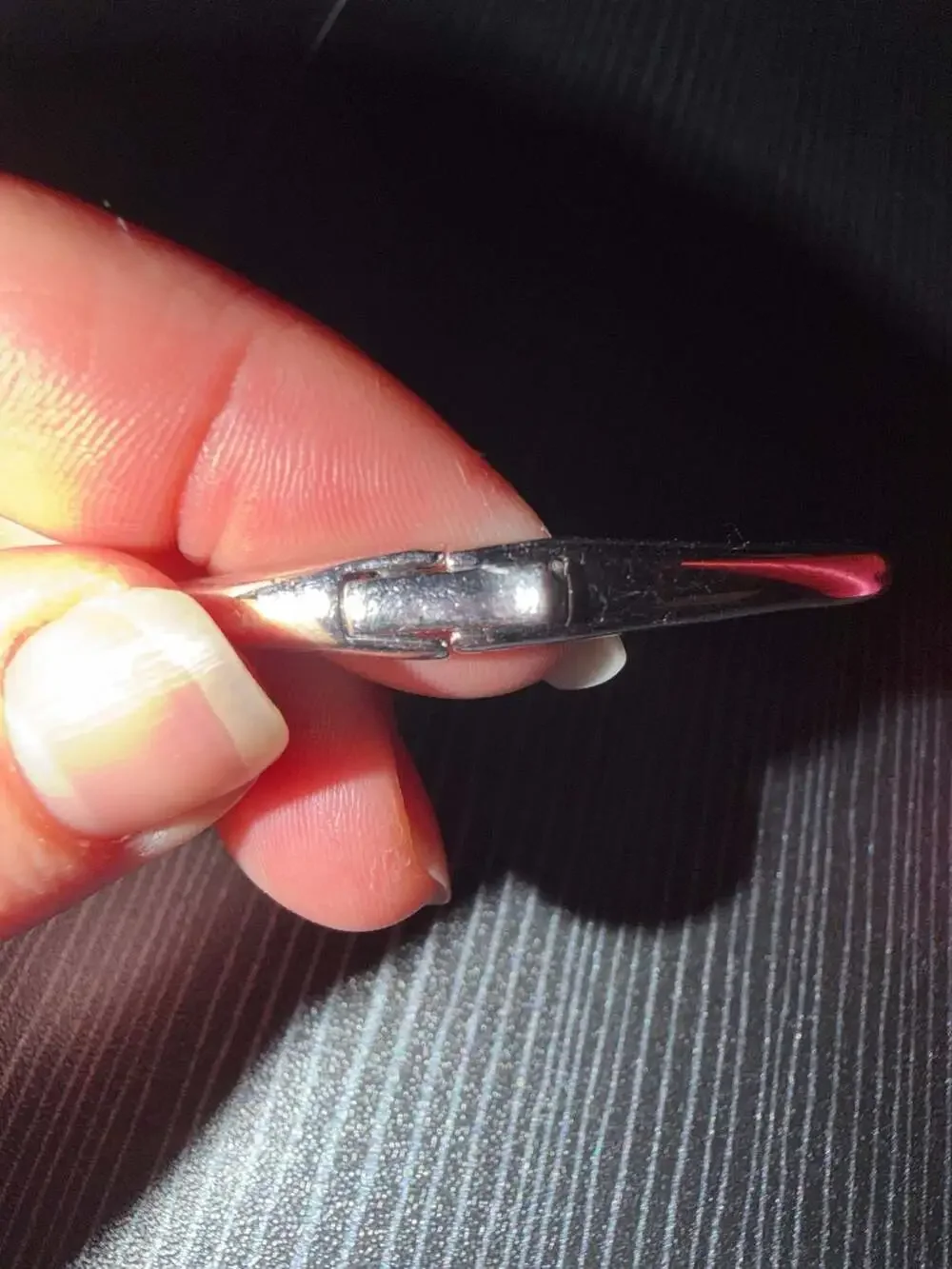 Kate Spade New York Sailor's Knot Bangle Bracelet, Silver Tone - Picture 3 of 5